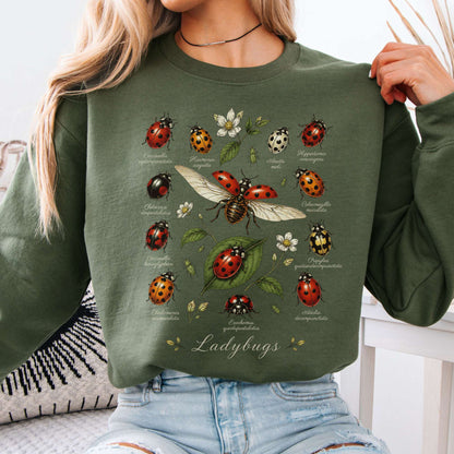 Ladybugs Nature Study Sweatshirt