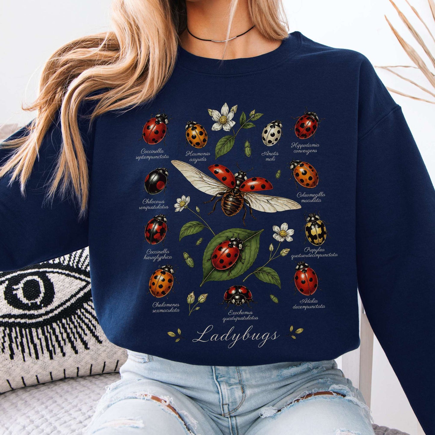 Ladybugs Nature Study Sweatshirt