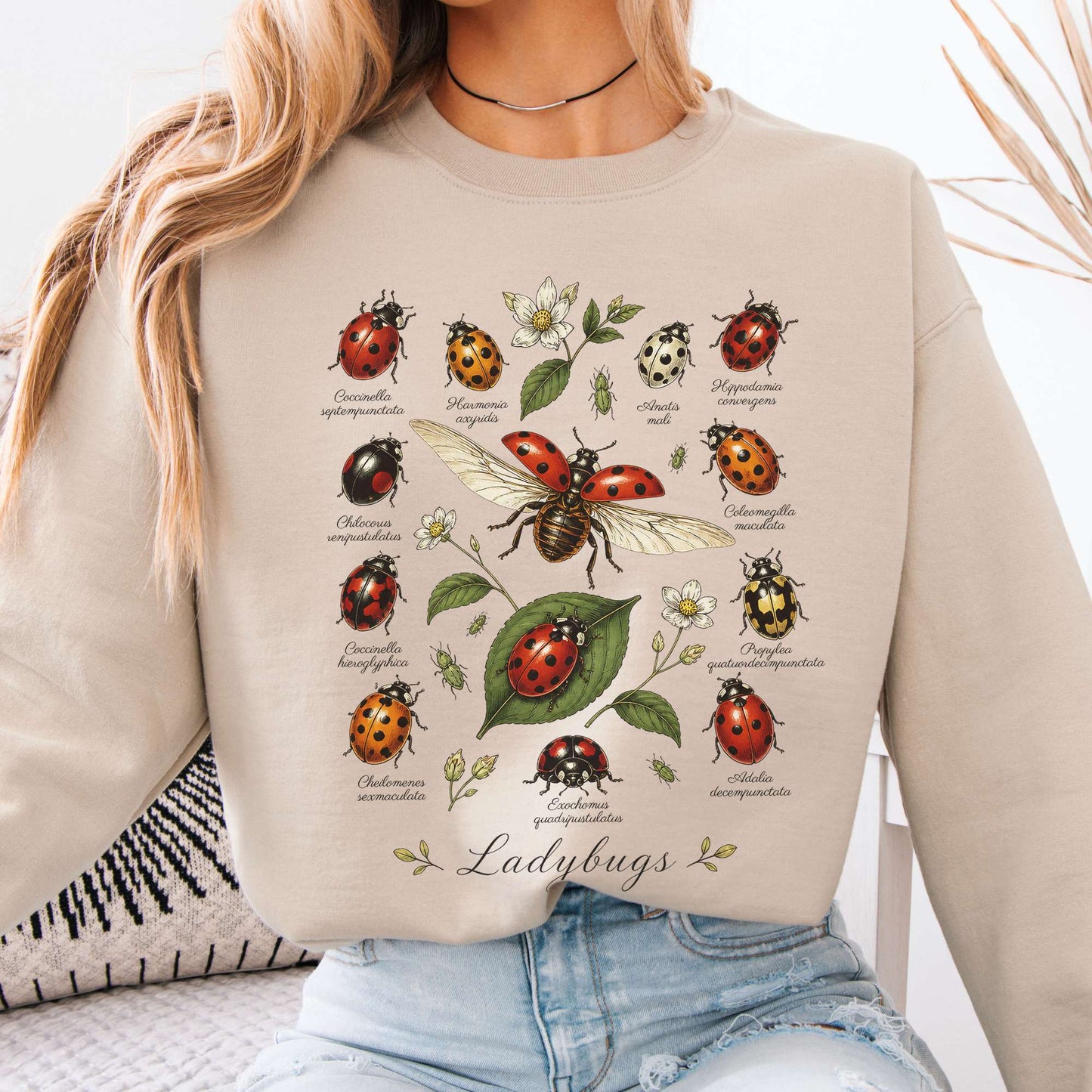 Ladybugs Nature Study Sweatshirt
