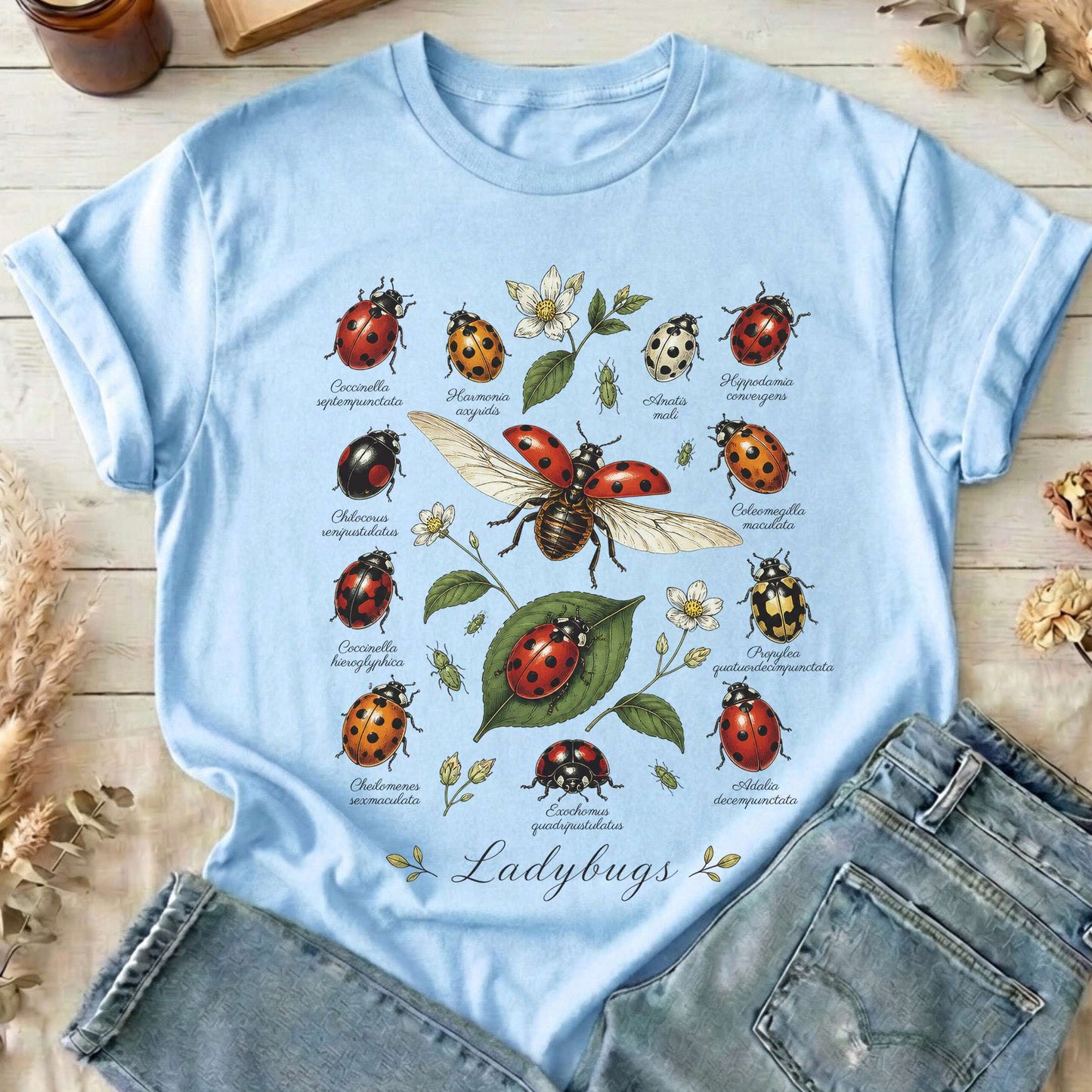 Ladybugs Nature Study T-Shirt