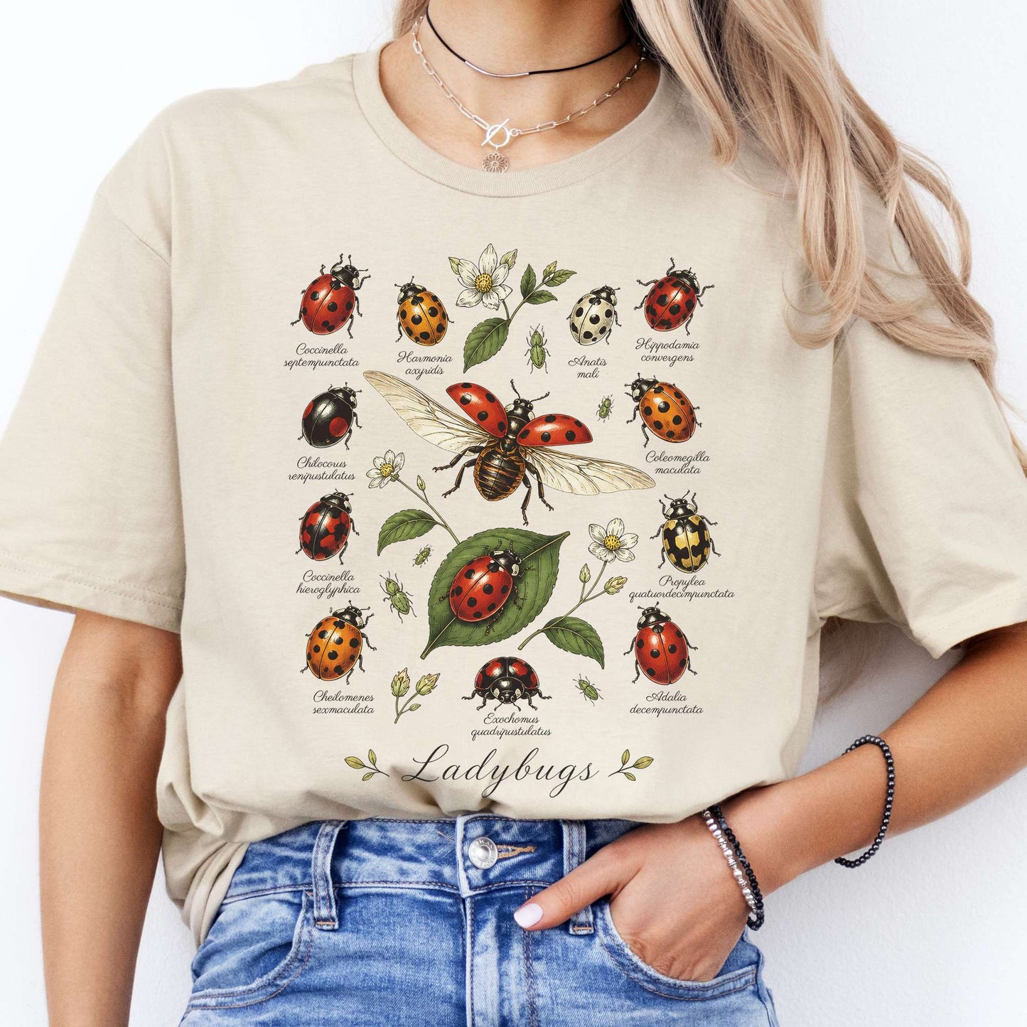 Ladybugs Nature Study T-Shirt