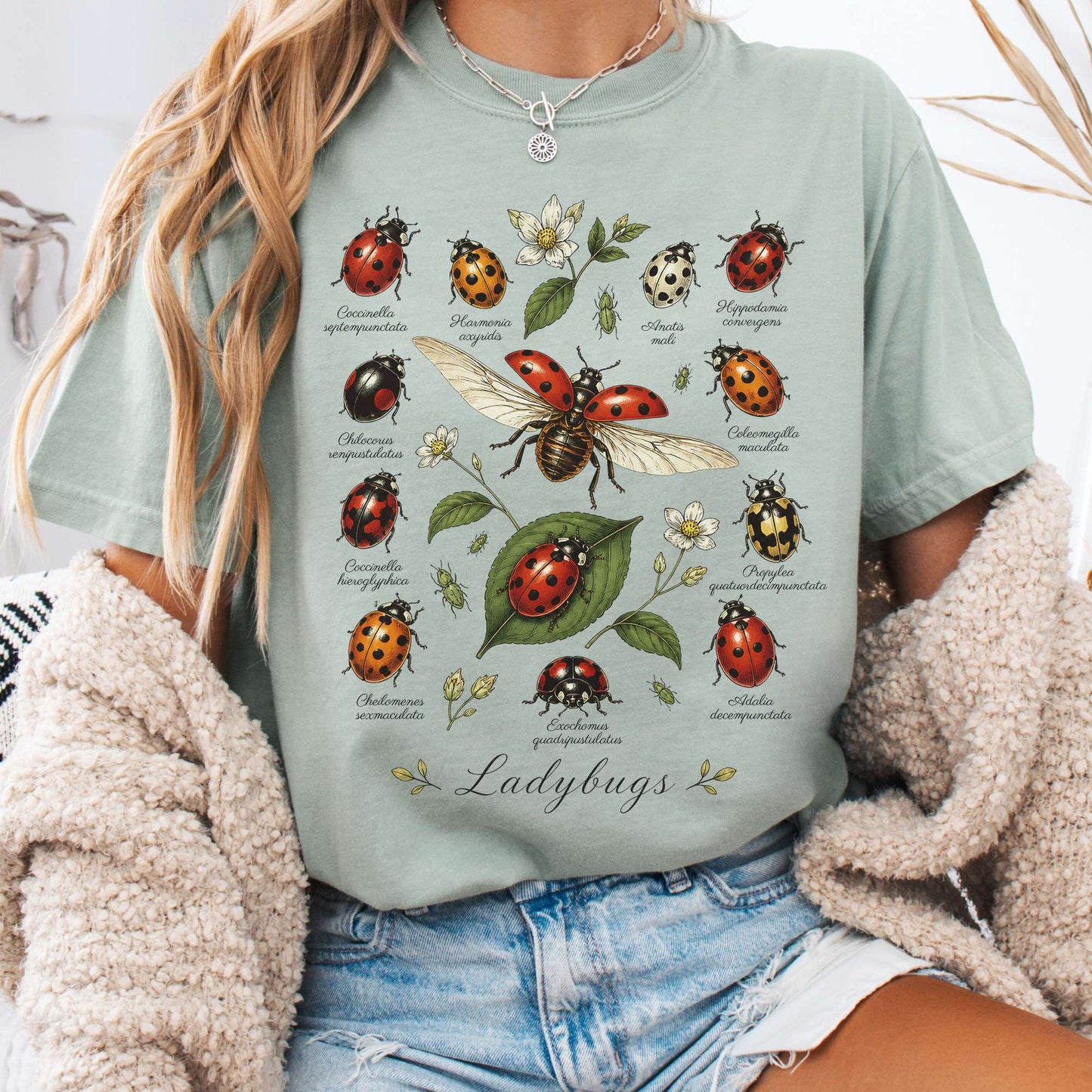 Ladybugs Nature Study T-Shirt
