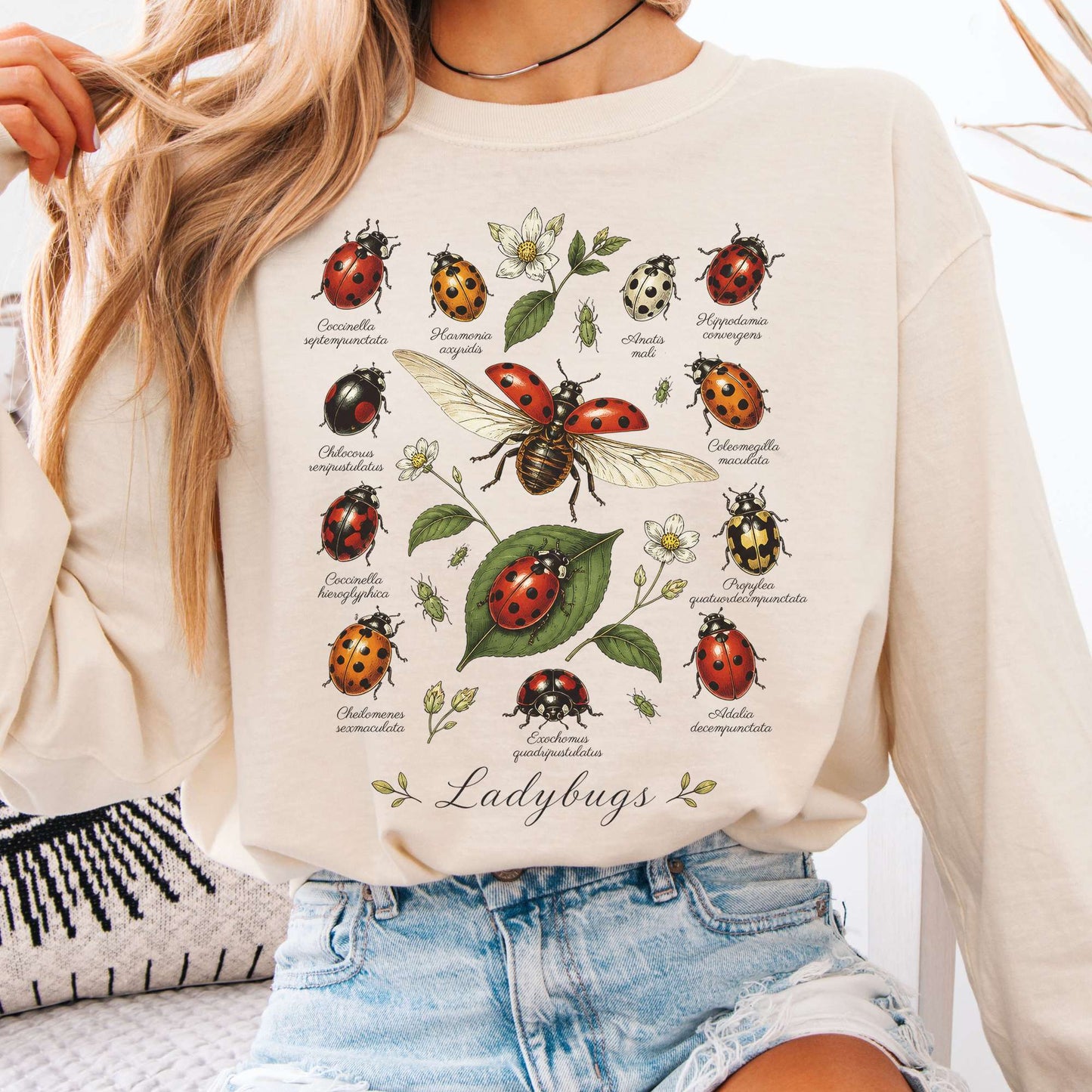 Ladybugs Nature Study Long Sleeve