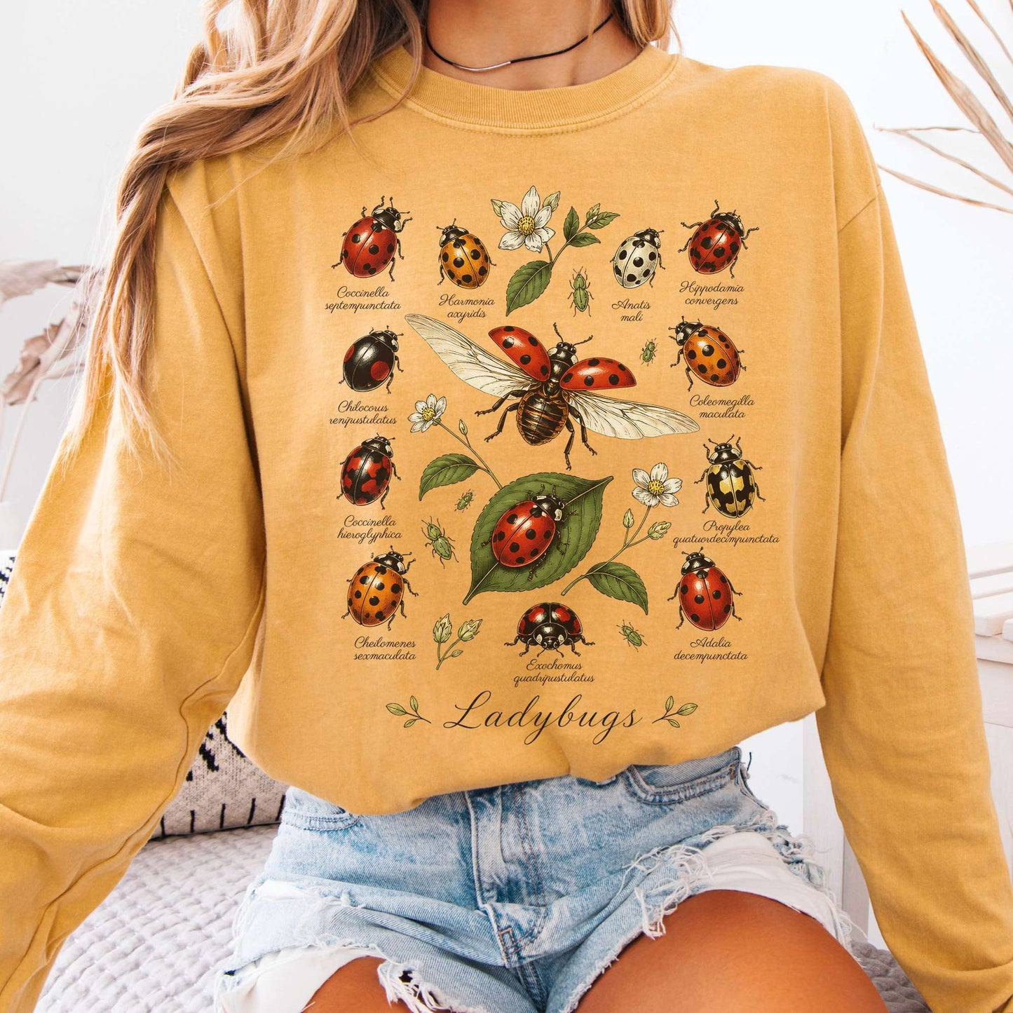 Ladybugs Nature Study Long Sleeve