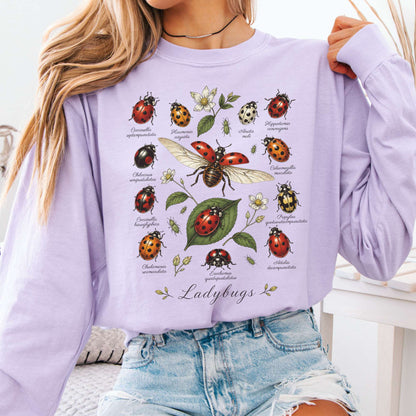 Ladybugs Nature Study Long Sleeve