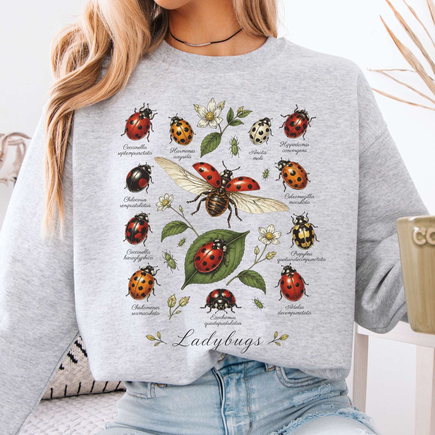 Ladybugs Nature Study Sweatshirt