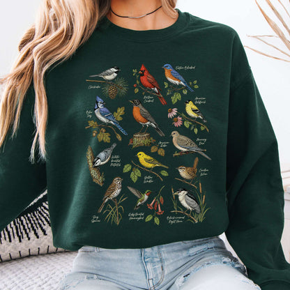 North American Birds Field Guide Sweatshirt