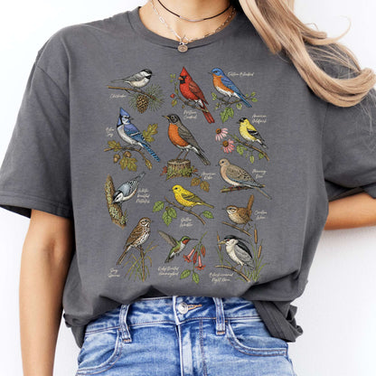 North American Birds Field Guide T-Shirt