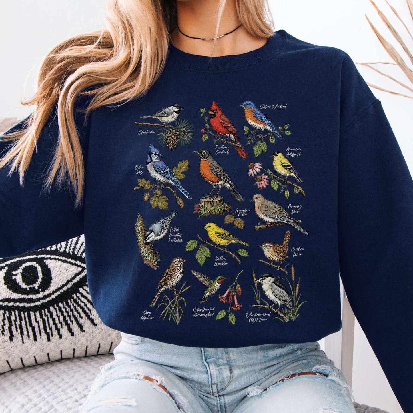 North American Birds Field Guide Sweatshirt