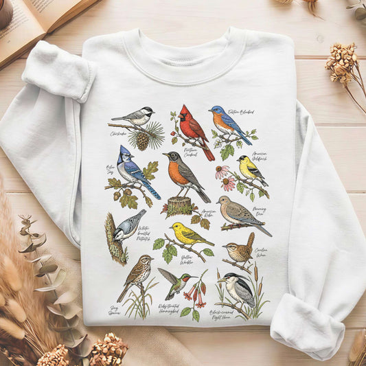 North American Birds Field Guide Sweatshirt