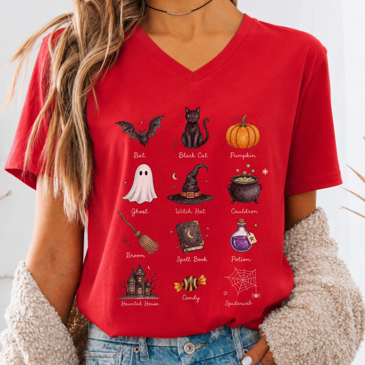 The Halloween Compendium V-Neck