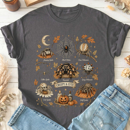 Creepy & Cute Arachnids Halloween T-Shirt