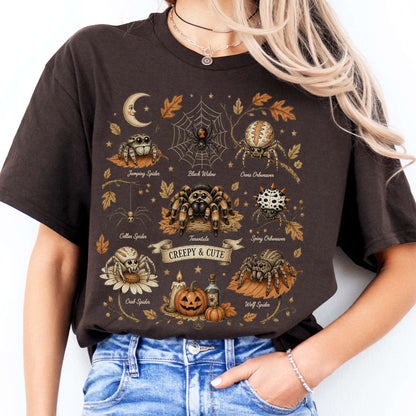 Creepy & Cute Arachnids Halloween T-Shirt