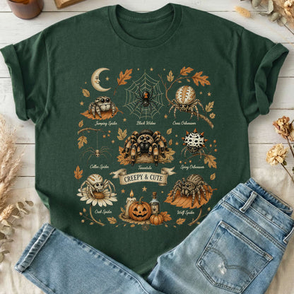 Creepy & Cute Arachnids Halloween T-Shirt