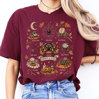 Creepy & Cute Arachnids Halloween T-Shirt