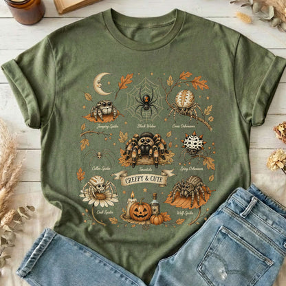 Creepy & Cute Arachnids Halloween T-Shirt