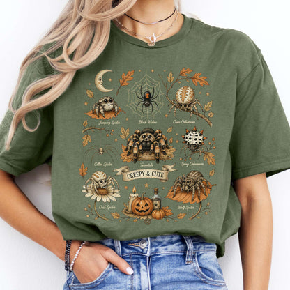Creepy & Cute Arachnids Halloween T-Shirt