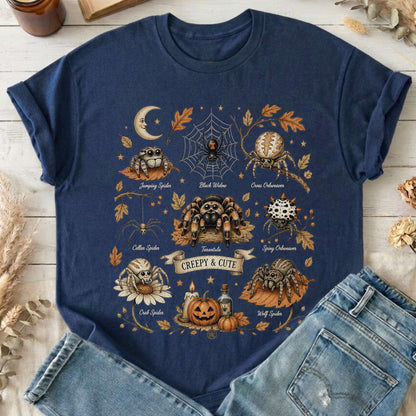 Creepy & Cute Arachnids Halloween T-Shirt