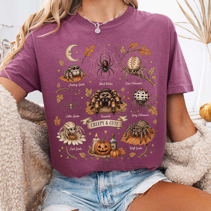 Creepy & Cute Arachnids Halloween T-Shirt