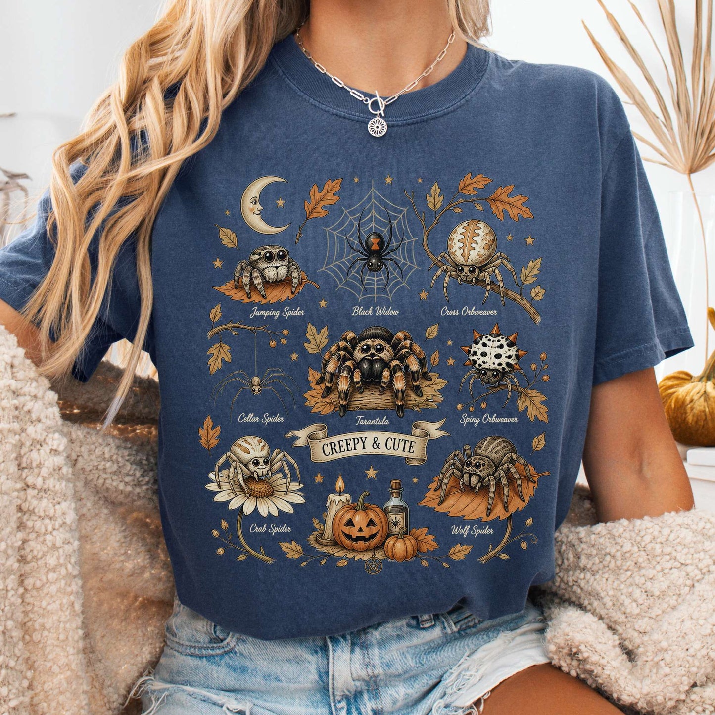 Creepy & Cute Arachnids Halloween T-Shirt