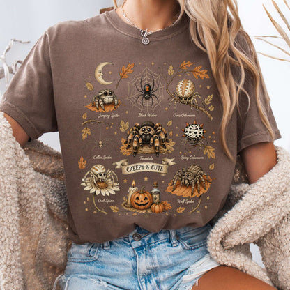 Creepy & Cute Arachnids Halloween T-Shirt