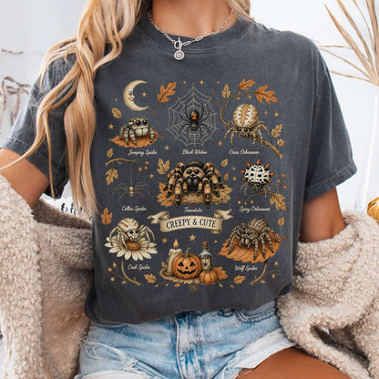 Creepy & Cute Arachnids Halloween T-Shirt