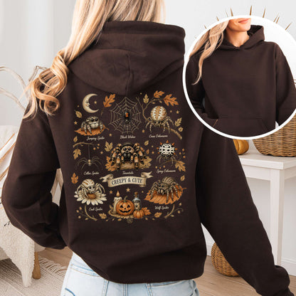 Creepy & Cute Arachnids Halloween Hoodie