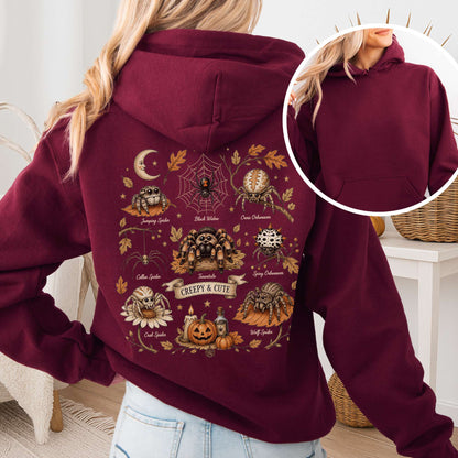 Creepy & Cute Arachnids Halloween Hoodie