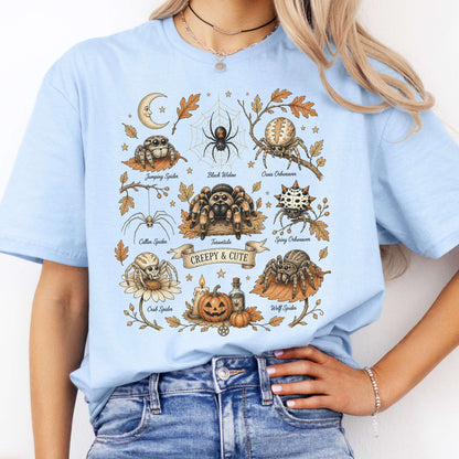 Creepy & Cute Arachnids Halloween T-Shirt