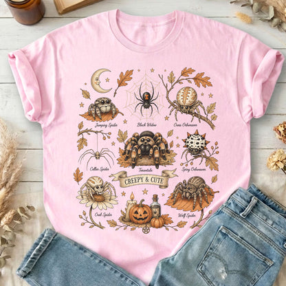 Creepy & Cute Arachnids Halloween T-Shirt