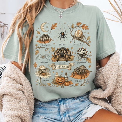 Creepy & Cute Arachnids Halloween T-Shirt