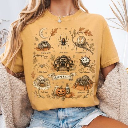 Creepy & Cute Arachnids Halloween T-Shirt