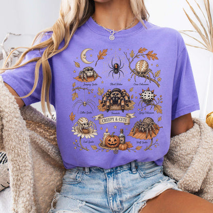 Creepy & Cute Arachnids Halloween T-Shirt