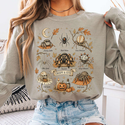 Creepy & Cute Arachnids Halloween Long Sleeve