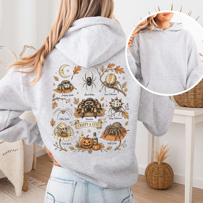 Creepy & Cute Arachnids Halloween Hoodie