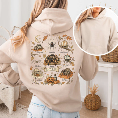 Creepy & Cute Arachnids Halloween Hoodie