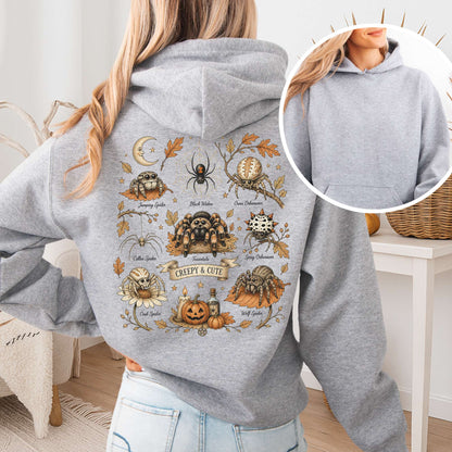 Creepy & Cute Arachnids Halloween Hoodie