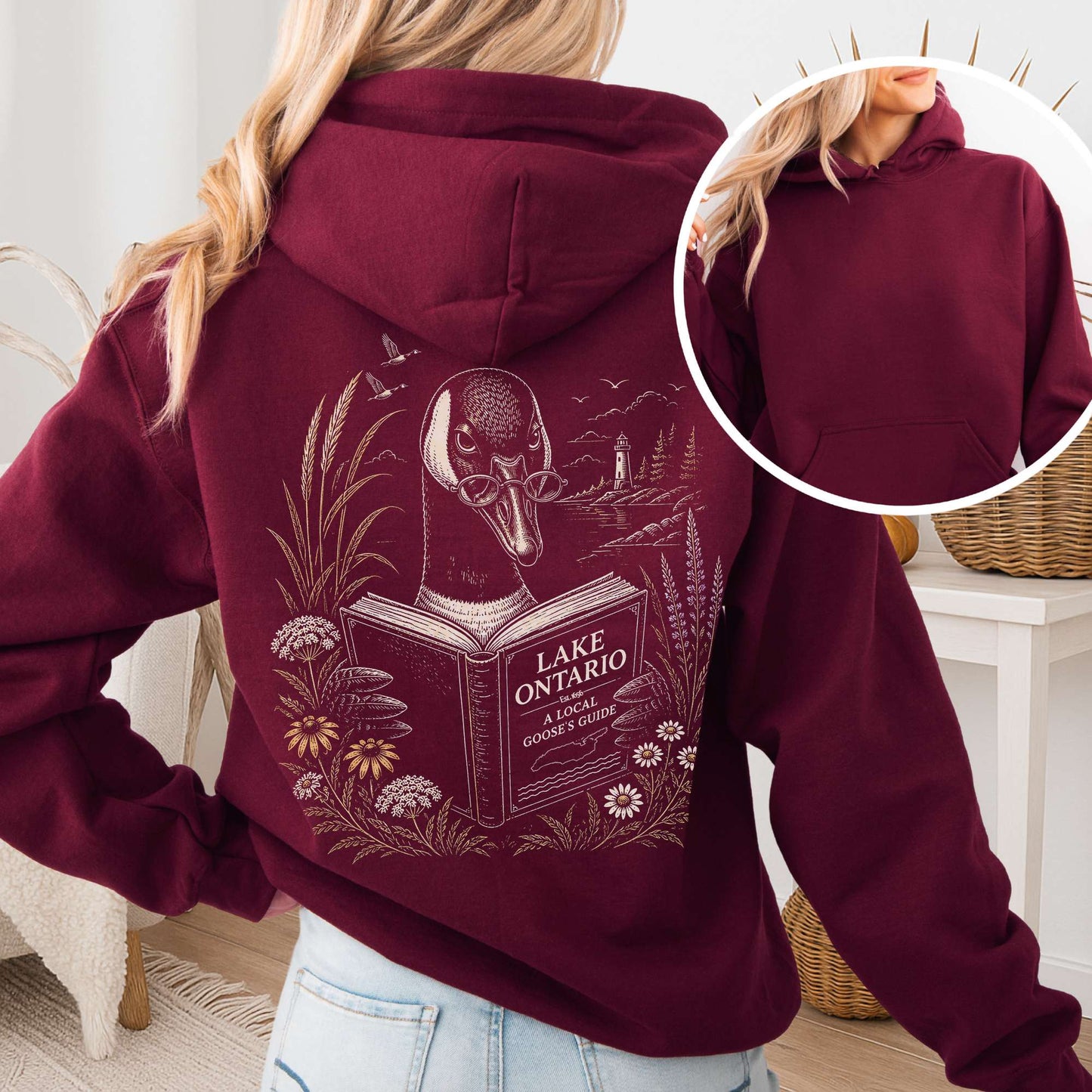 Lake Ontario Local Goose Guide Hoodie