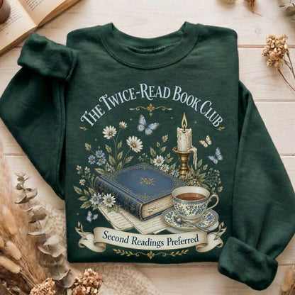 The Twice-Read Book Club Literary Sweatshirt