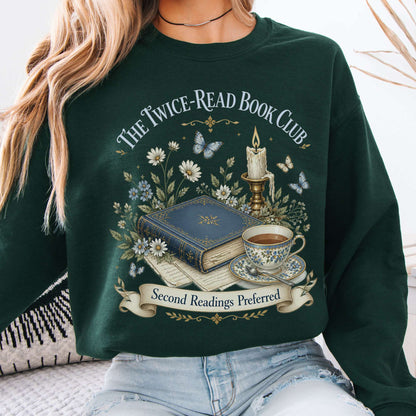 The Twice-Read Book Club Literary Sweatshirt