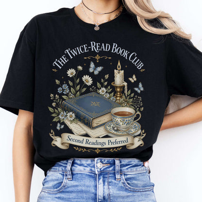 The Twice-Read Book Club Literary T-Shirt