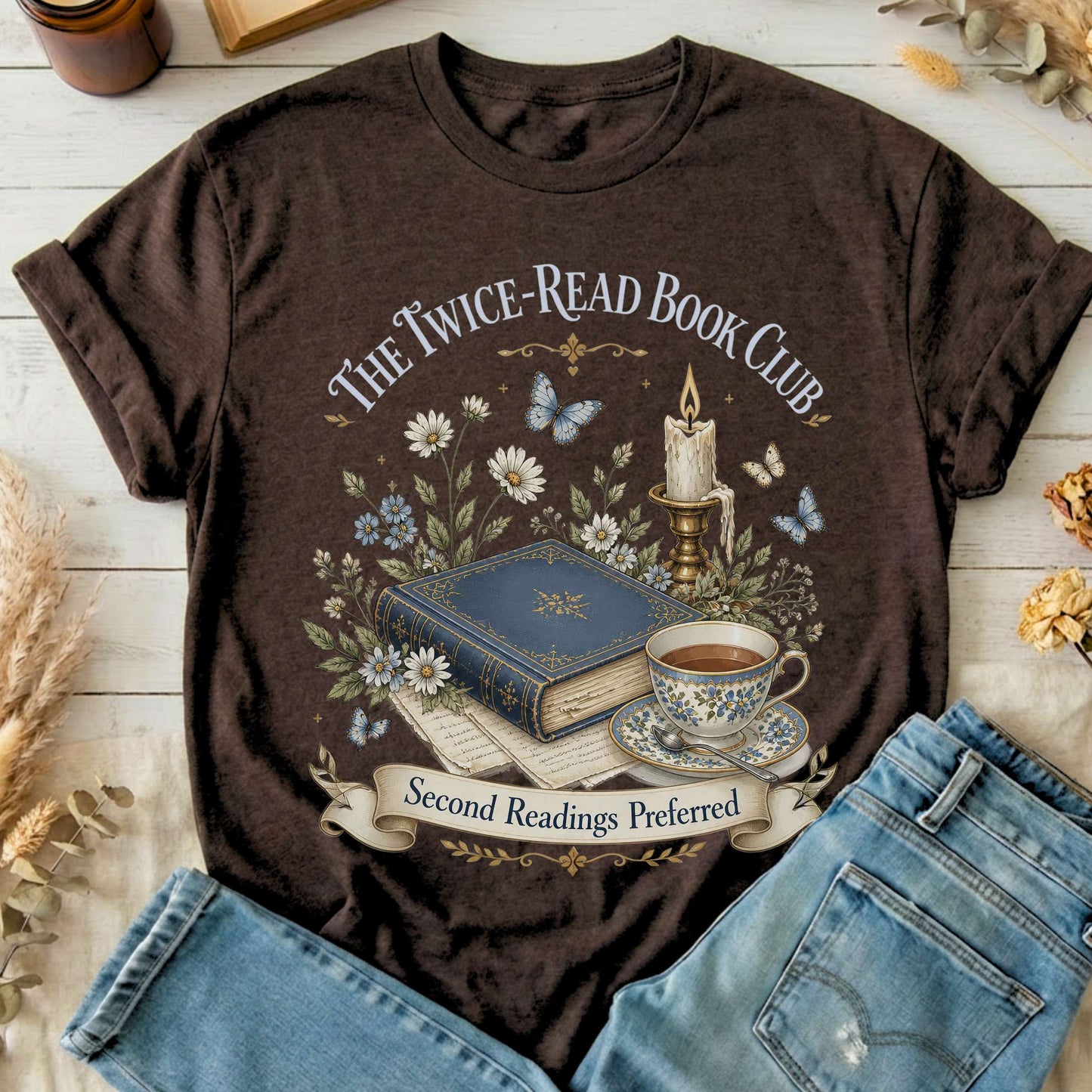 The Twice-Read Book Club Literary T-Shirt