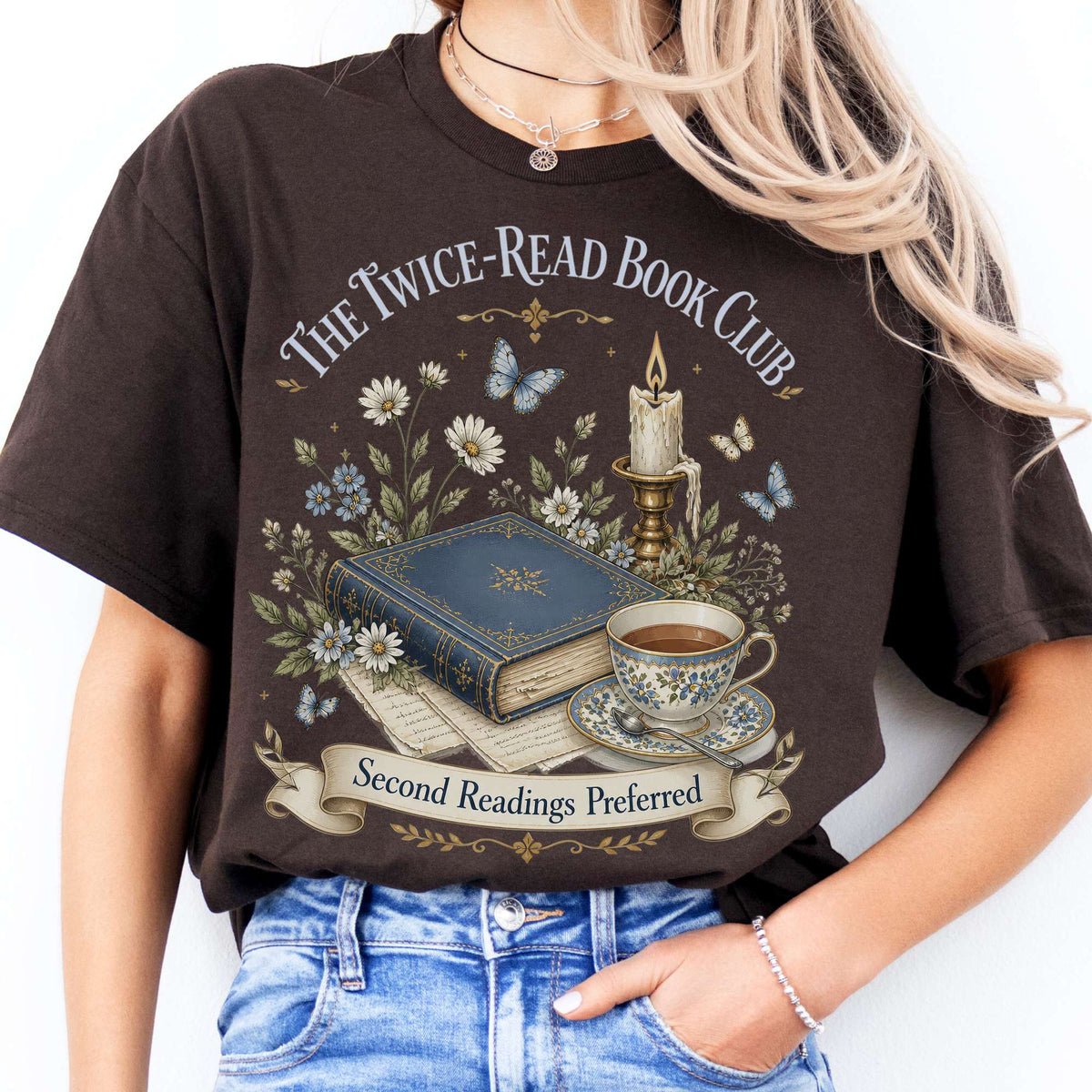 The Twice-Read Book Club Literary T-Shirt