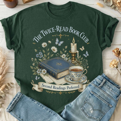 The Twice-Read Book Club Literary T-Shirt