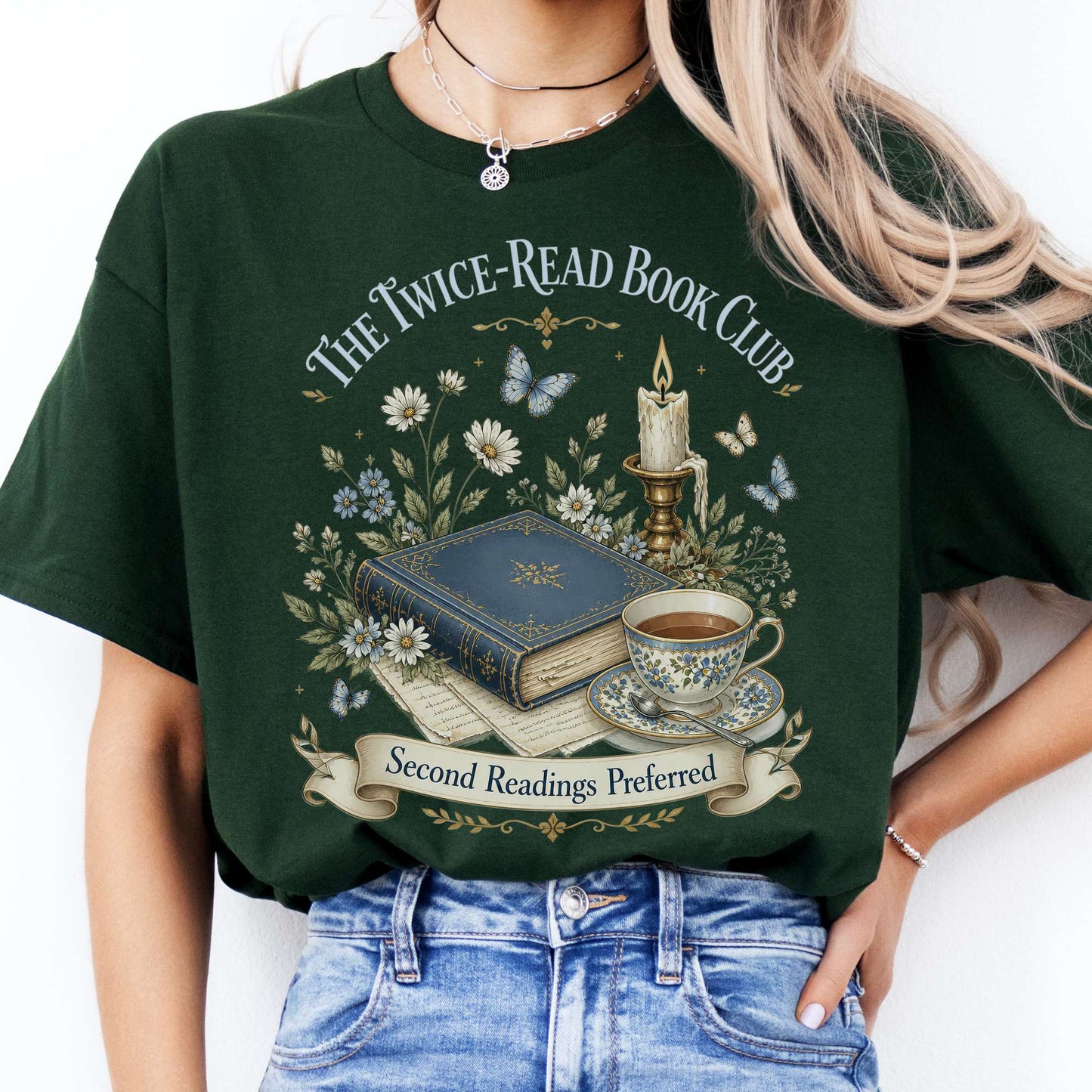 The Twice-Read Book Club Literary T-Shirt