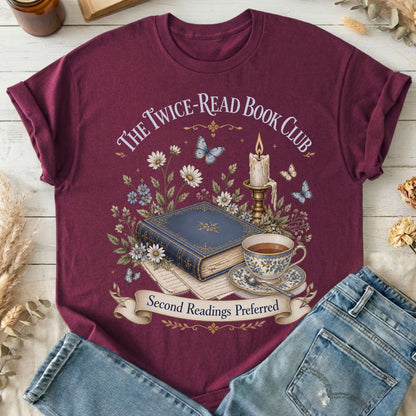 The Twice-Read Book Club Literary T-Shirt