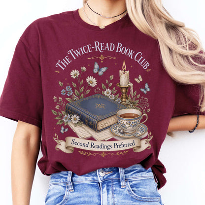 The Twice-Read Book Club Literary T-Shirt