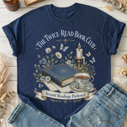 The Twice-Read Book Club Literary T-Shirt