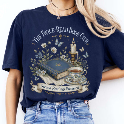 The Twice-Read Book Club Literary T-Shirt