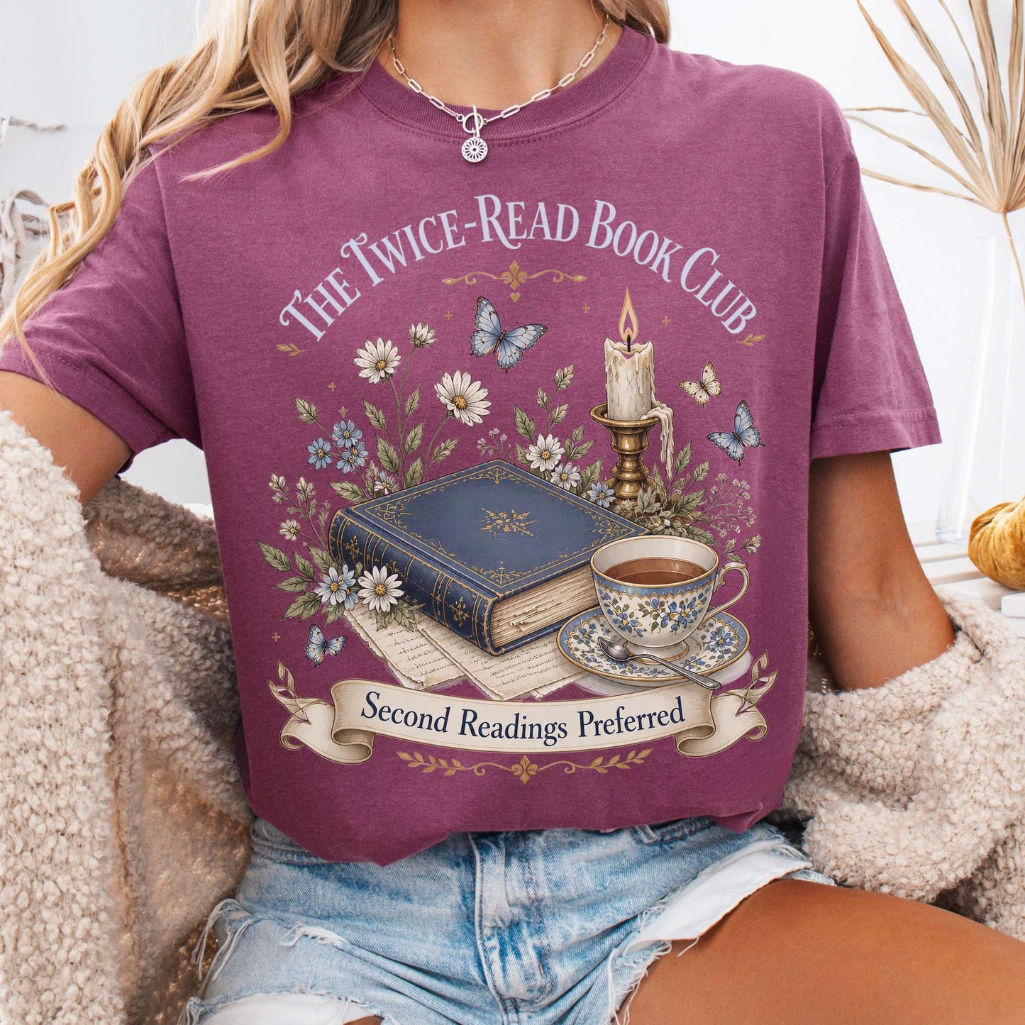 The Twice-Read Book Club Literary T-Shirt